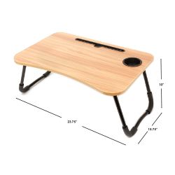 8 pieces of Home Basics Contoured Bed Tray With Media Slot And Cup Holder