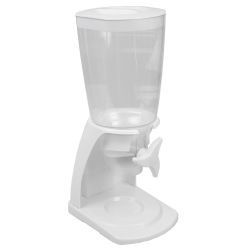 6 pieces of Home Basics Single Cereal Dispenser, White