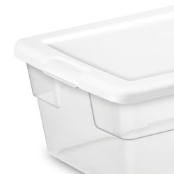 12 pieces of Sterilite 6 Quart / 5.7 Liter Storage Box