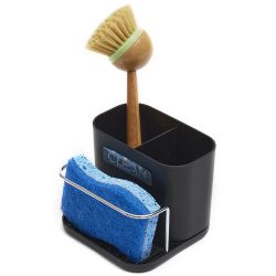 12 pieces of Home Basics Sink Caddy With Tray, Black