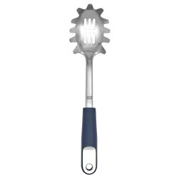 24 pieces of Michael Graves Design Comfortable Grip Stainless Steel Pasta Server, Indigo