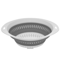 24 pieces Home Basics Large Collapsible Colander, Grey - Kitchen Gadgets & Tools