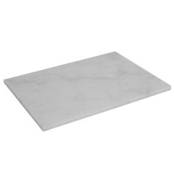 4 pieces of Home Basics 12" X 16" Marble Cutting Board, White