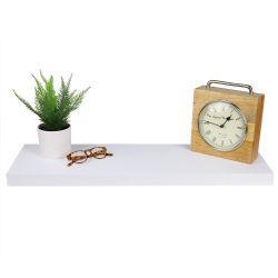 6 pieces of Home Basics 30" Mdf Floating Shelf, White