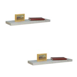 6 pieces of Home Basics 30" Mdf Floating Shelf, Grey
