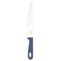 24 pieces of Michael Graves Design Comfortable Grip 8 Inch Stainless Steel Serrated Bread Knife, Indigo