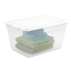 8 pieces of Sterilite 56 Quart / 53 Liter Storage Box