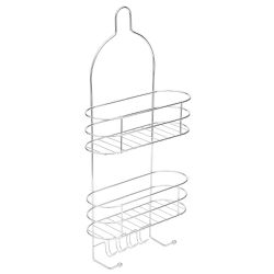6 pieces of Home Basics 2 Tier Wire Shower Caddy, Chrome