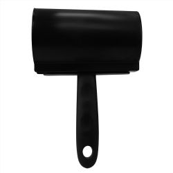 24 pieces of Home Basics Extra Wide Adhesive Lint Roller With Spare Adhesive Roll, Black
