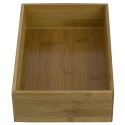 12 pieces of Home Basics Bamboo Drawer Organizer, Oak