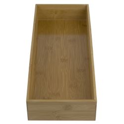 12 pieces of Home Basics Bamboo Drawer Organizer