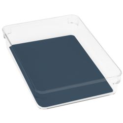 24 pieces of Michael Graves Design 9.5" X 6.5" Drawer Organizer With Indigo Rubber Lining