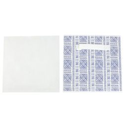 12 pieces of Home Basics Aztec Collapsible NoN-Woven Storage Cube, Navy