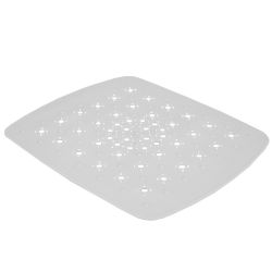 24 pieces of Home Basics Small Pvc Sink Mat, White