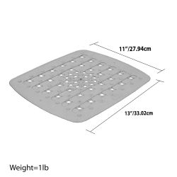 24 pieces of Home Basics Small Pvc Sink Mat, Clear