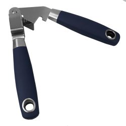 24 pieces of Home Basics Meridian Stainless Steel Garlic Press, Indigo
