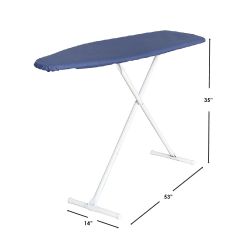 Wholesale Seymour Home Products T-Leg Ironing Board, Solid Blue