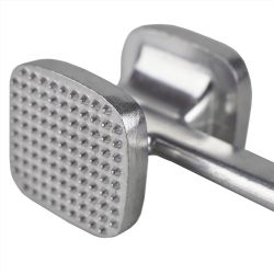 12 pieces of Home Basics Dual Sided Aluminum Tenderizer, Grey