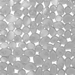12 pieces of Home Basics AntI-Slip Pebble Bath Mat, Clear