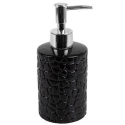 12 pieces of Home Basics 4 Piece Ceramic Crocodile Bath Accessory Set, Black