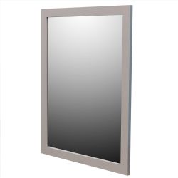 6 pieces of Home Basics Framed Painted Mdf 18gc X 24gc Wall Mirror, Grey
