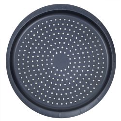12 pieces of Michael Graves Design NoN-Stick Perforated Carbon Steel Pizza Pan, Indigo
