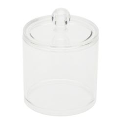 12 pieces of Home Basics Small Plastic Cosmetic Organizer With Lid, Clear