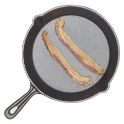 3 pieces of Home Basics 10.5-Inch PrE-Seasoned Cast Iron Skillet