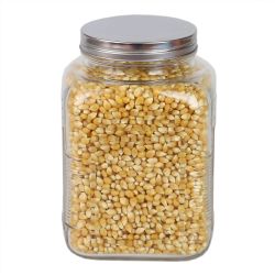 12 pieces of Home Basics Province 2 Lt Glass Canister With Metal Lid