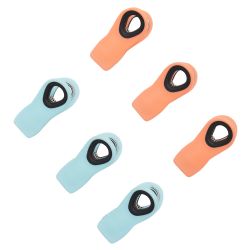 24 pieces of Home Basics Magnetic Bag Clips, (set Of 6)