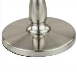 6 pieces of Home Basics Nadia Double Sided Cosmetic Mirror, (1x/5x Magnification), Satin Nickel