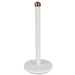 12 pieces of Home Basics Grove Free Standing Paper Towel Holder With Weighted Base, White