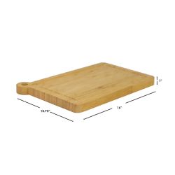 12 pieces of Michael Graves Design Bamboo Cutting Board With Finger Hole, (12" X 16")