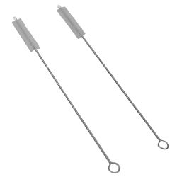 24 pieces of Home Basics Soft Silicone Tip Stainless Steel Straw Set, MultI-Color, (pack Of 10)