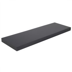 6 pieces of Home Basics 30" Mdf Floating Shelf, Black