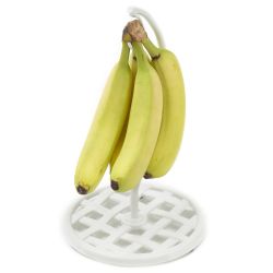 6 pieces of Home Basics Weave Cast Iron Banana Tree, White