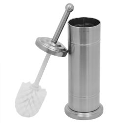 12 pieces of Home Basics Hideaway Toilet Brush With Heavy Weight Stainless Steel Handle