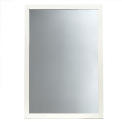 4 pieces Home Basics 24" x 36" Wall Mirror, White - Home Accessories