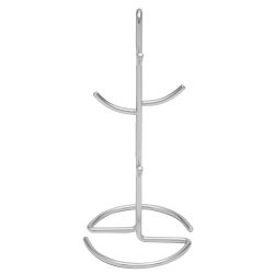 6 pieces of Michael Graves Design Simplicity 6 Hook Steel Mug Tree, Satin Nickel