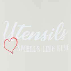 12 Wholesale Home Basics Utensils Smell Like Home Metal Cutlery Holder With Steel Rim, White