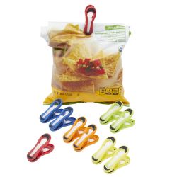 24 pieces of Home Basics MultI-Purpose Plastic Clips With Grip, (pack Of 10), Multi