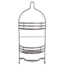 12 pieces of Home Basics 2 Tier Shower Caddy, Espresso