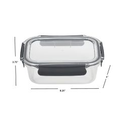 12 pieces of Home Basics 30 Oz. Airtight Food Container