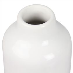 12 pieces of Home Basics 10 Oz. Ceramic Oil And Vinegar Set With Bamboo Accents, White