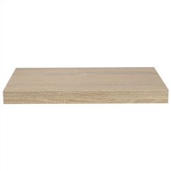 6 Wholesale Home Basics 18" Mdf Floating Shelf, Oak