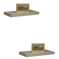 6 Wholesale Home Basics 18" Mdf Floating Shelf, Oak