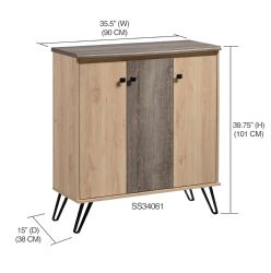 Wholesale Home Basics 4 Tier Shoe Cabinet, Natural