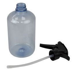 24 Wholesale Home Basics 17 Oz Plastic Empty Spray Bottle, Clear
