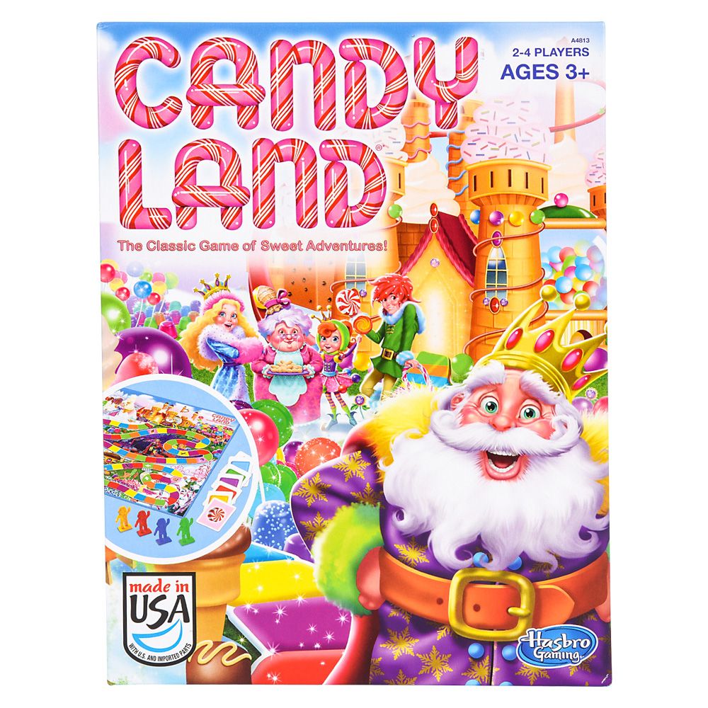 6 pieces of Hasbro Candyland Board Game
