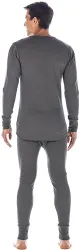 Yacht & Smith Mens Cotton Heavy Weight Waffle Texture Thermal Underwear Set Gray Size L